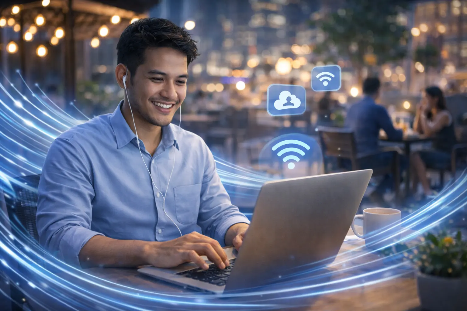 Internet kencang dan nyaman untuk bekerja